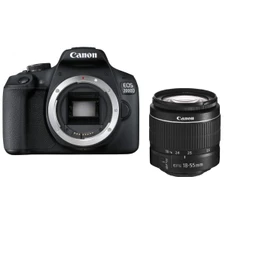 Canon Canon EOS 2000D Fényképezőgép, 24.1 MP, Fekete + EF-S 18-55mm DC III Objektív