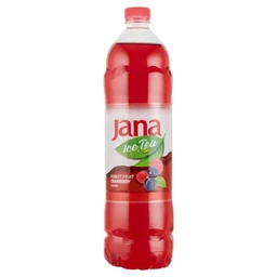 Jana Jana Ice Tea szénsavmentes erdei gyümölcs áfonya ízű és vegyes gyümölcs ízesítésű üdítőital 1,5 l