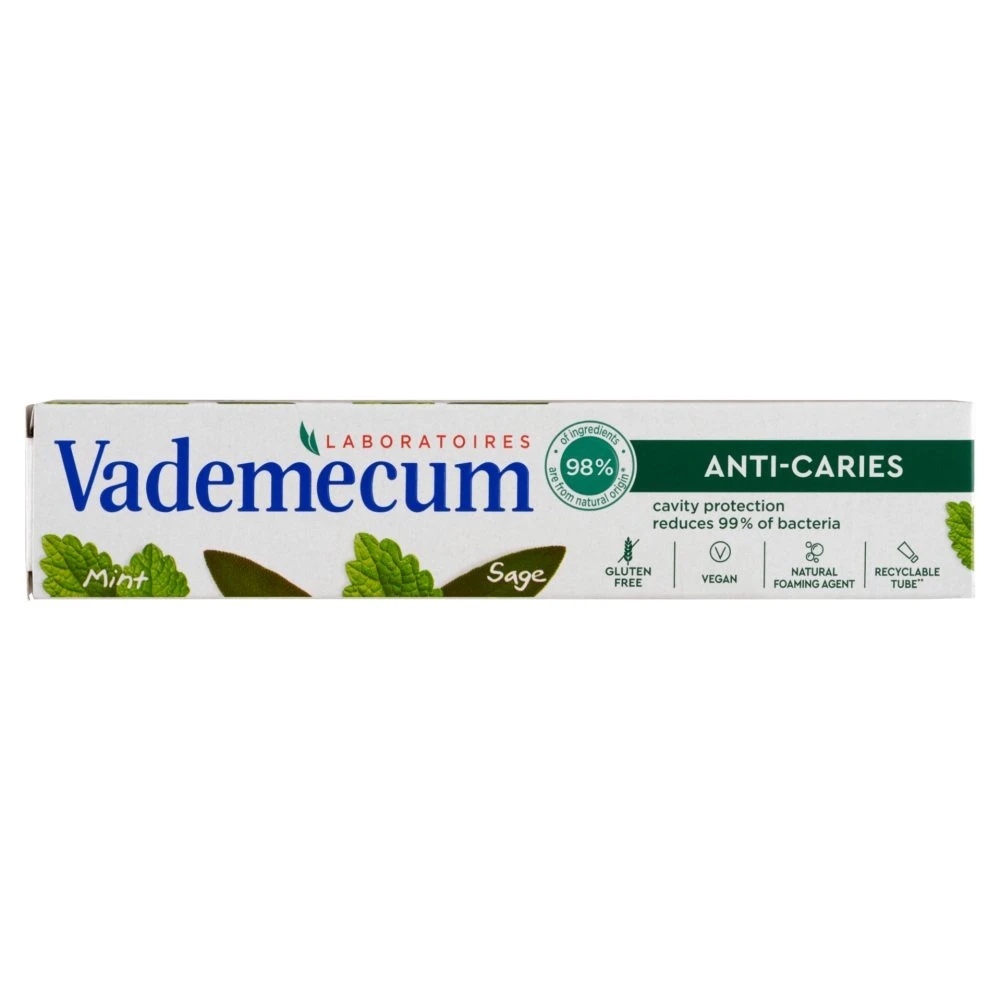 Vademecum Anti Caries & Natural fogkrém 75 ml