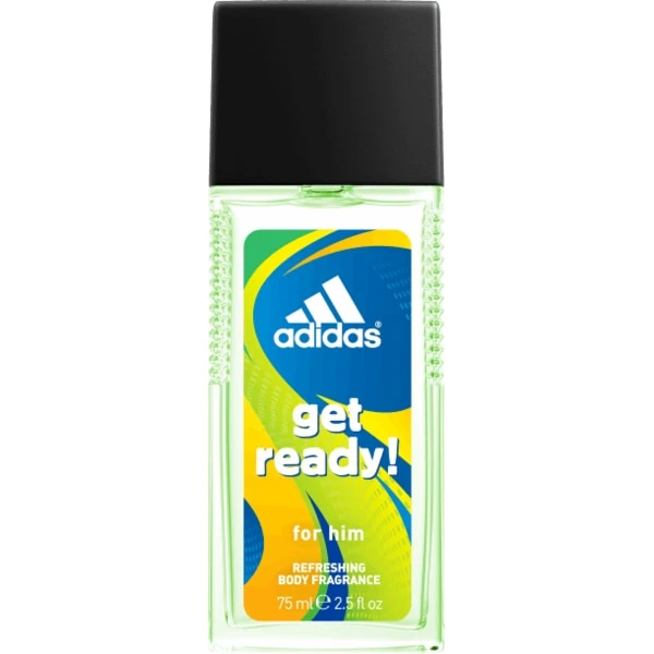 Adidas Get Ready! hajtógáz nélküli pumpás parfüm dezodor férfiaknak 75 ml