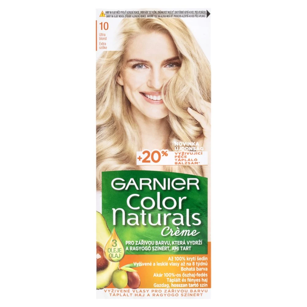 Garnier Color Naturals Crème 10 Extra Szőke tápláló tartós hajfesték