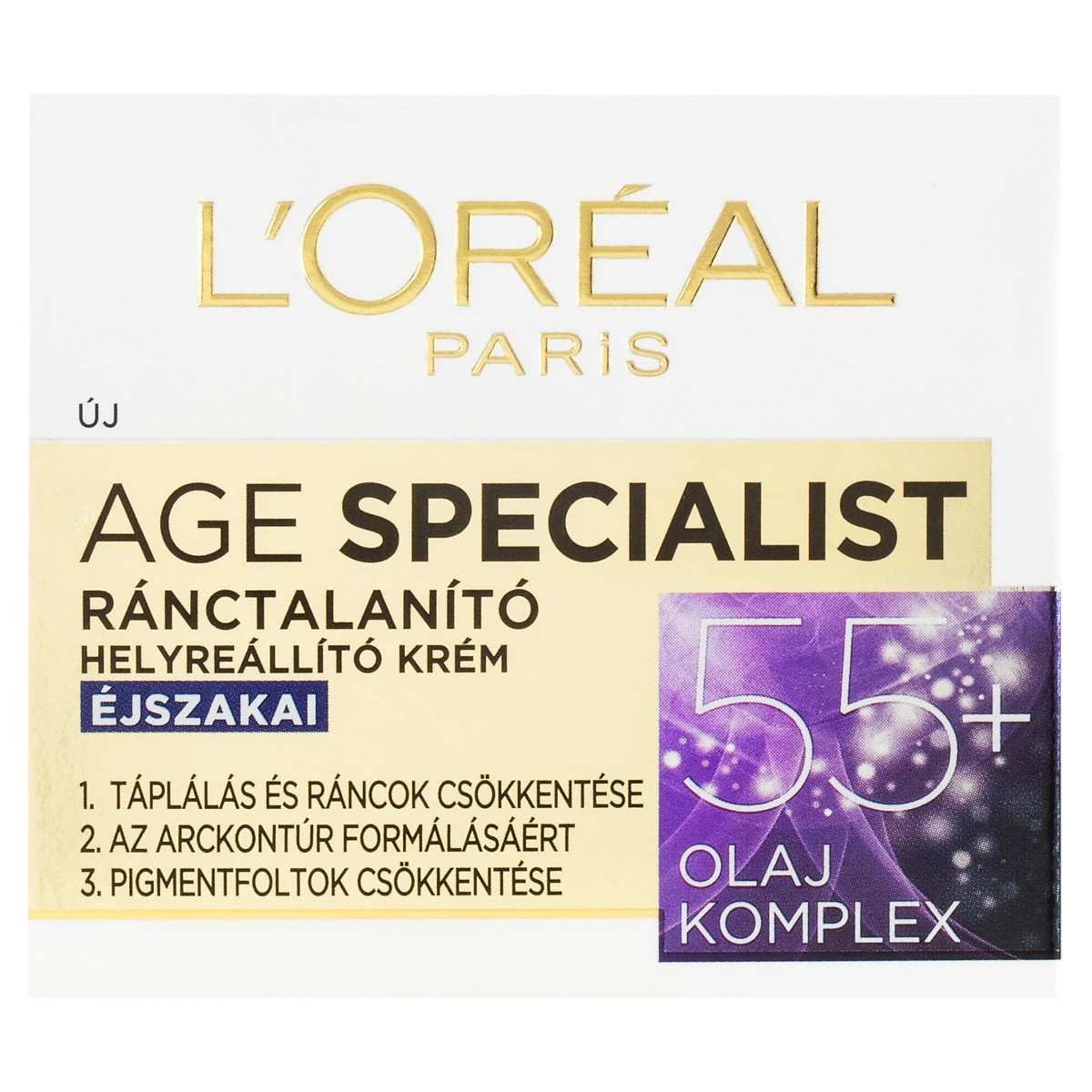 L'Oréal Paris Age Specialist 55+ ránctalanító helyreállító éjszakai krém 50ml
