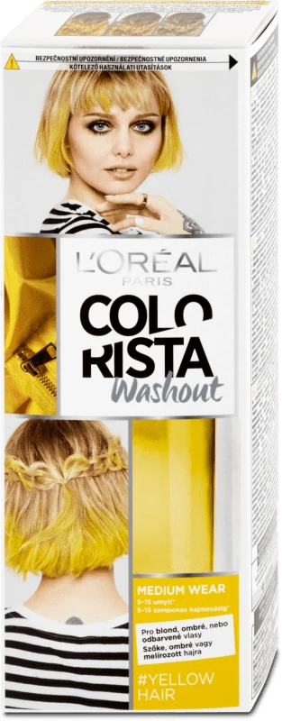 L’Oréal Colorista Washout hajszínező sárga, 80 ml