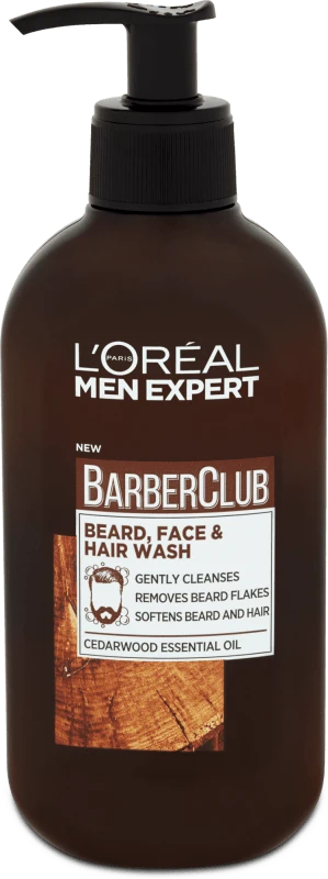L'ORÉAL Men Expert Barber Club szakállmosó sampon, 200 ml
