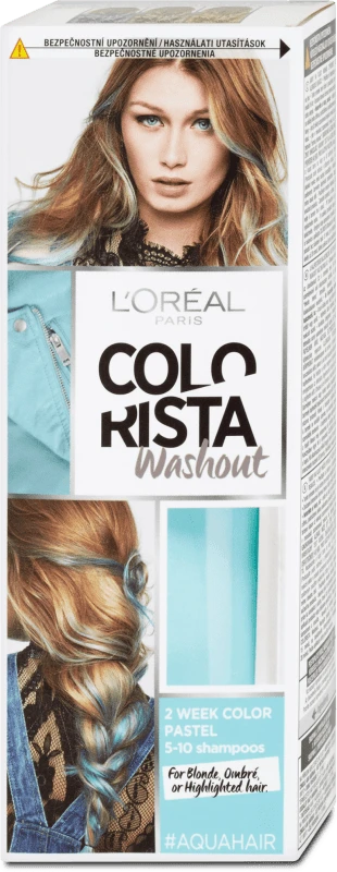 L’Oréal Colorista Washout hajszínező aqua, 80 ml