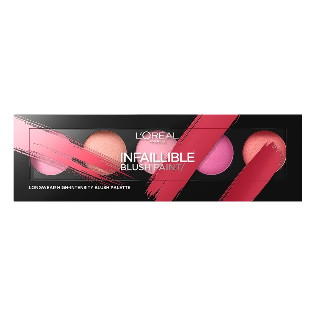 L'ORÉAL PARIS Arcpirosító paletta Infaillible Blush Paint Pinks 01, 9,6 g