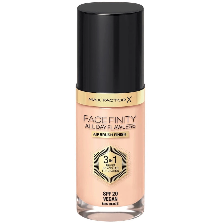 Max Factor Alapozó 3in1 Facefinity All Day Flawless, Beige 55, 30 ml
