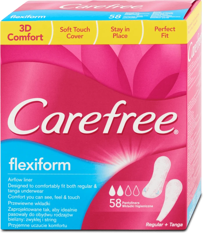Carefree Flexiform tisztasági betét 58 db
