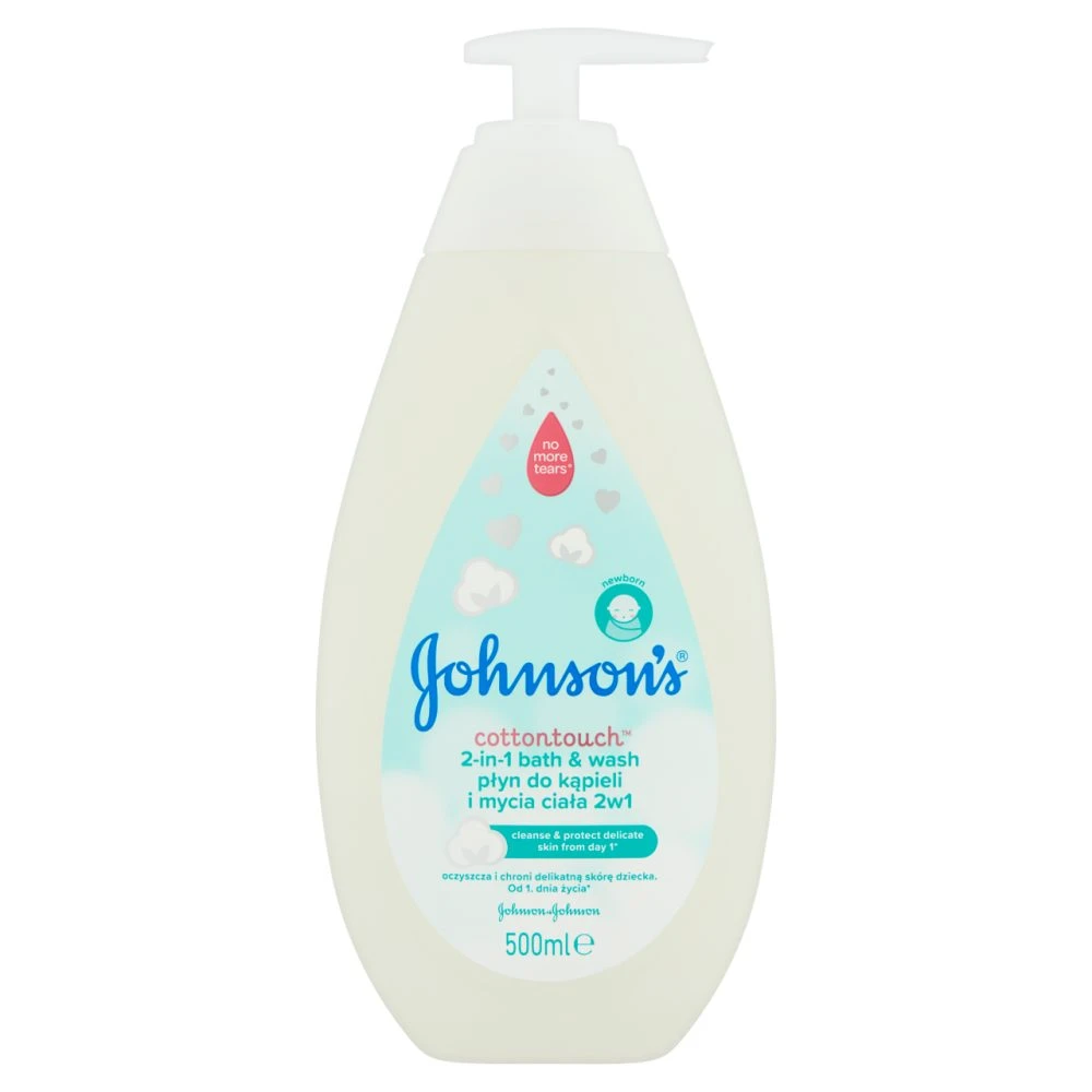 JOHNSON'S® Cottontouch™ 2 az 1 ben babafürdető és tusfürdő 500 ml
