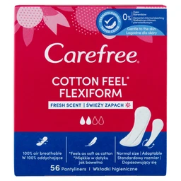 Carefree Carefree Cotton Flexiform Fresh Scent tisztasági betét 56 db