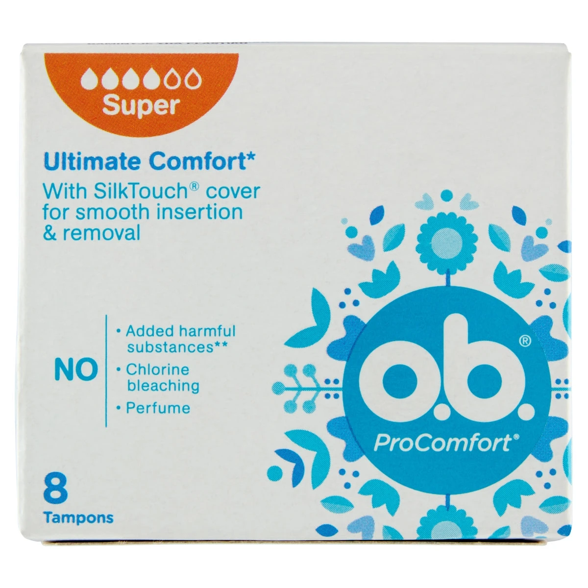 O.B. Tampon ProComfort Super, 8 db