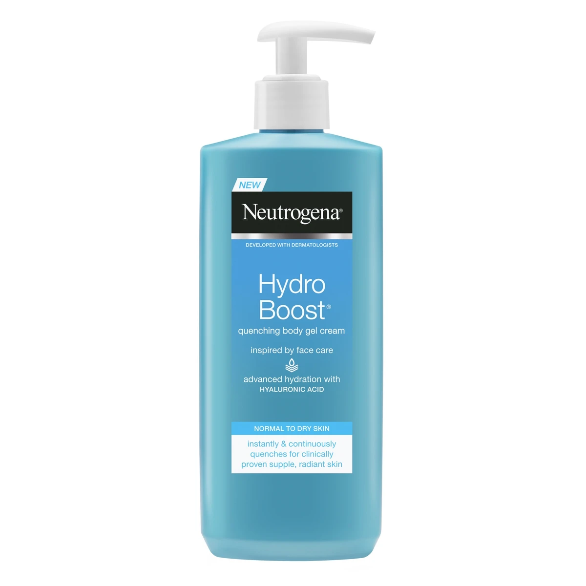 Neutrogena Hydro Boost Testápoló gél normál és száraz bőrre, 250 ml