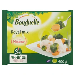 Bonduelle Bonduelle Vapeur gyorsfagyasztott Royal zöldségkeverék 400 g
