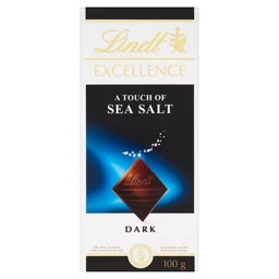 Lindt Lindt Excellence A Touch of Sea Salt finom keserű csokoládé tengeri sóval 100 g