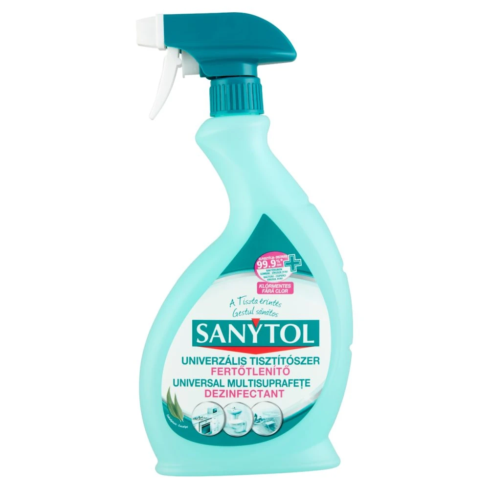 Sanytol fertőtlenítő univerzális tisztító spray 500 ml eukaliptusz illattal