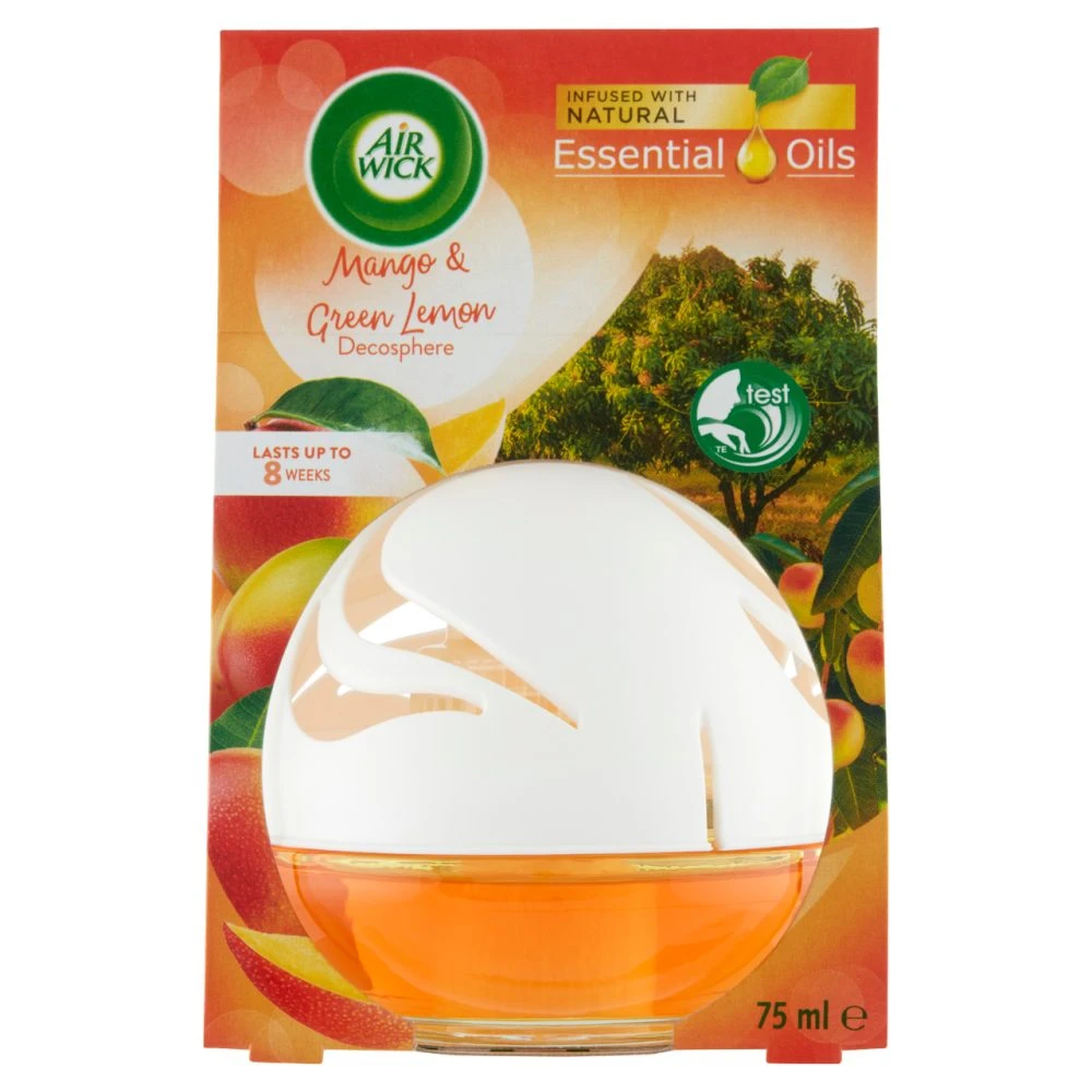 Air Wick Trópusi Mangó és Zöld Citrom légfrissítő gömb 75 ml