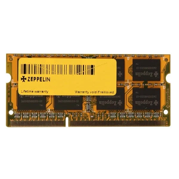 Zeppelin laptop memória, 4GB, DDR3, 1333MHz, Bulk