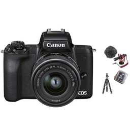 Canon Canon EOSM50 MKII fényképezőgép VLOGGER csomag