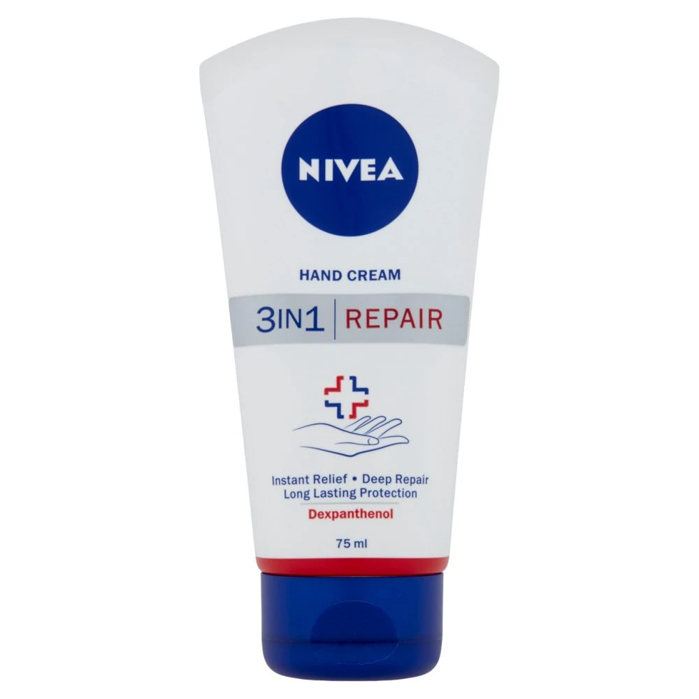NIVEA 3in1 Repair Care kézápoló krém 75 ml