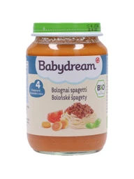 Babydream Babydream Bébiétel Bolognai Spagetti Ízesítéssel 190 G 4 Hónapos Kortól Ajánlott