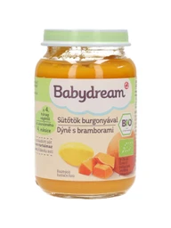 Babydream Babydream Bébiétel Sütőtök Püré Burgonya Ízesítéssel 4 Hónapos Kortól 190 G
