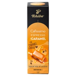 Tchibo Tchibo Cafissimo Espresso Caramel kávékapszula karamell ízesítéssel 10 db 75 g