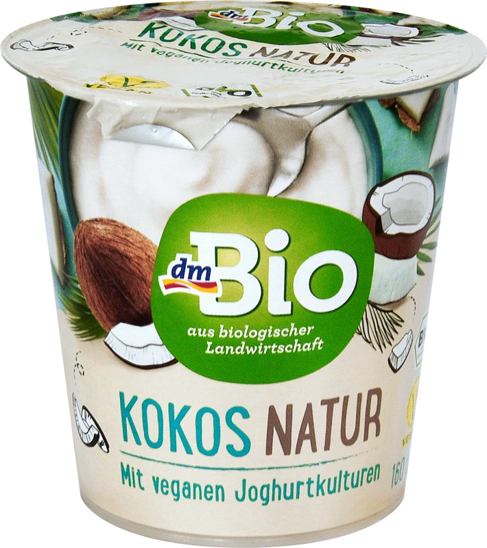 dmBio Natúr kókuszdesszert vegán joghurtkultúrával, 160 g