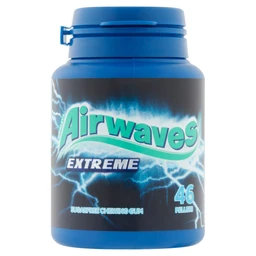Airwaves Airwaves Extreme erős mentol és eukaliptusz ízű rágógumi 64 g