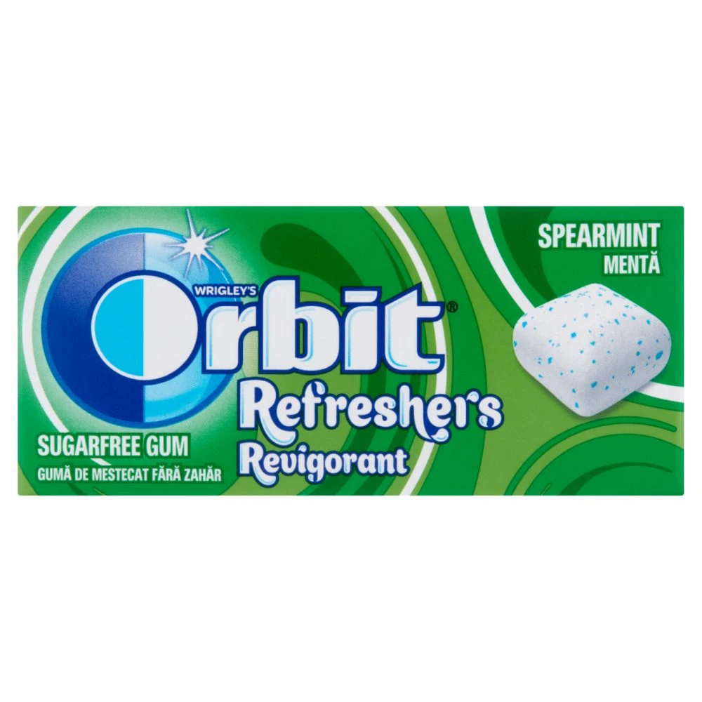 Orbit Refreshers rágógumi Spearmint 7 db 15,6 g