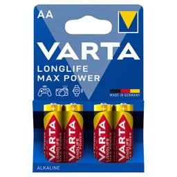 Varta Varta Longlife Max Power AA LR6 1,5 V nagy teljesítményű alkáli elem 4 db