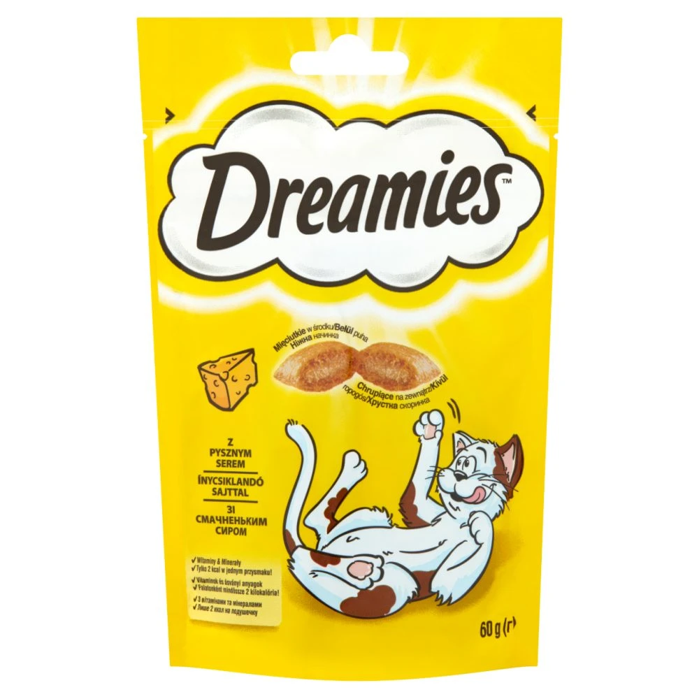 Dreamies jutalomfalat macskák számára sajttal 60 g