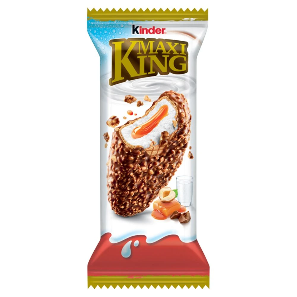 Kinder Maxi King töltött tejkészítmény 35 g karamellás