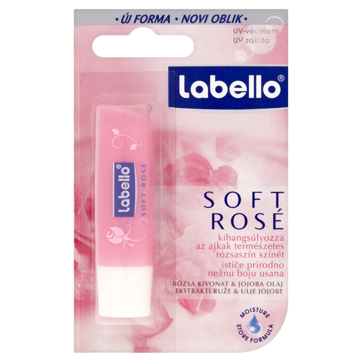 Labello Ajakápoló Soft Rosé, 4,8 g