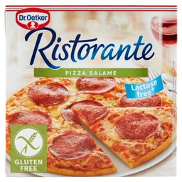 Dr. Oetker Dr. Oetker Ristorante Pizza Salame gyorsfagyasztott gluténmentes szalámis sajtos pizza 315 g