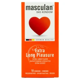 Masculan Masculan Extra Long Pleasure Óvszer 10 Db