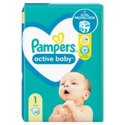 Pampers Pampers New Baby Dry Pelenka 1 es Méret (Newborn), 43 Darabos Kiszerelés
