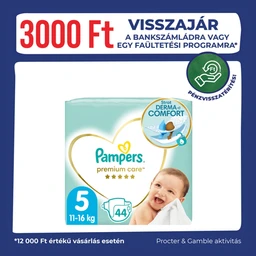 Pampers Pampers Premium Care Pelenka 5 Junior 44 Db