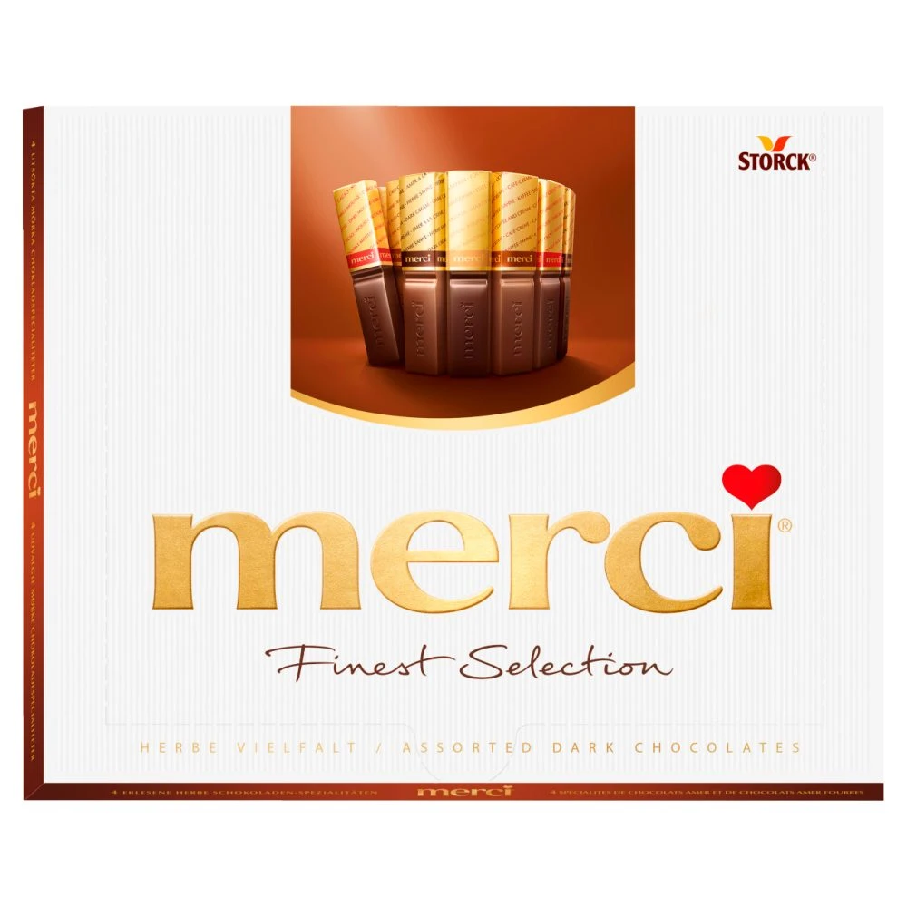 Merci Finest Selection 4 étcsokoládé különlegesség 250 g