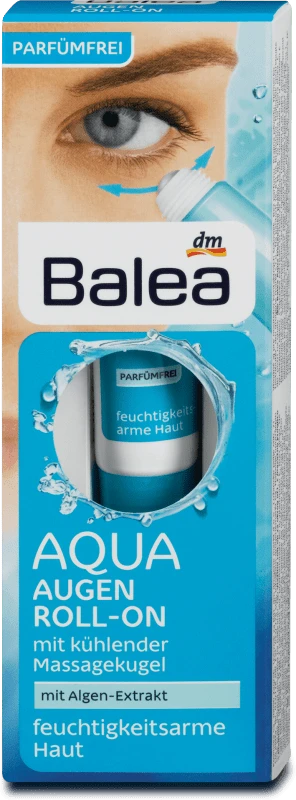 Balea Aqua szemkörnyékápoló roll on, 15 ml