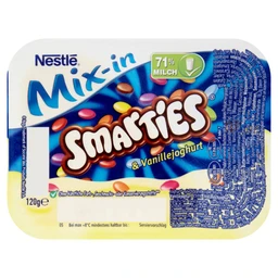  Smarties Mix in vanília ízű tejkészítmény tejcsokoládé drazséval 120 g