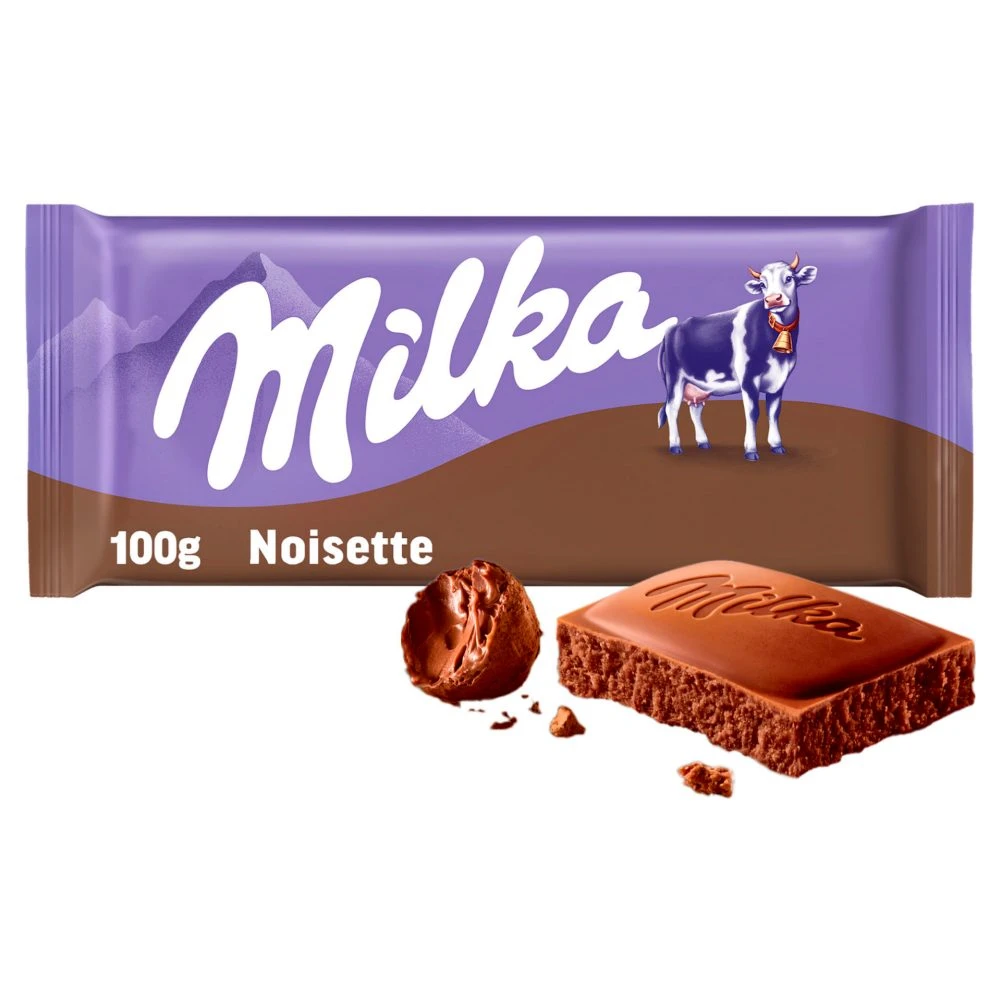 Milka Noisette alpesi tejcsokoládé mogyorómasszával 100 g