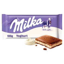 Milka Milka alpesi tejcsokoládé joghurtos krém töltelékkel 100 g