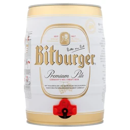  Bitburger Premium Pils import német világos sör 4,8% 5 l