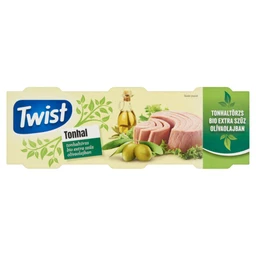 Twist Twist tonhaltörzs BIO extra szűz olívaolajban 3x80g