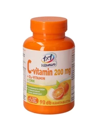  1x1 C Vitamin 200 D3 Cink Rágótabletta 90 Db