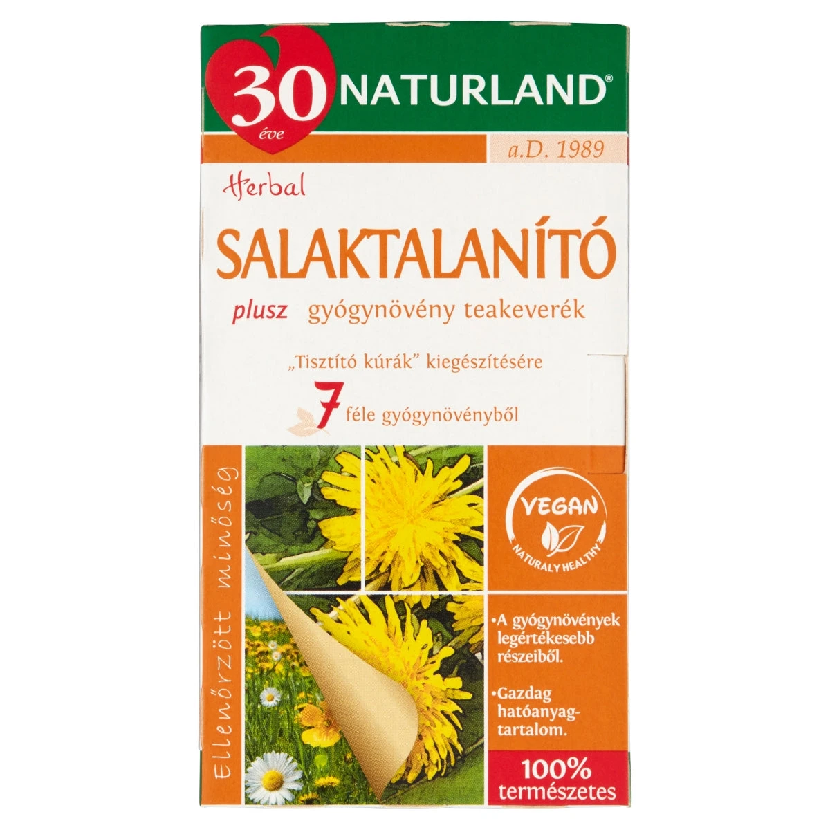 Naturland Herbal Salaktalanító Plusz gyógynövény teakeverék 20 filter 35 g