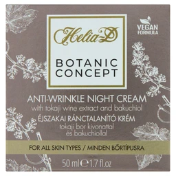 Helia-D Helia-D Arckrém ránctalanító Botanic Concept, éjszakai, tokaji bor kivonattal, minden bőrtípusra, 50 ml