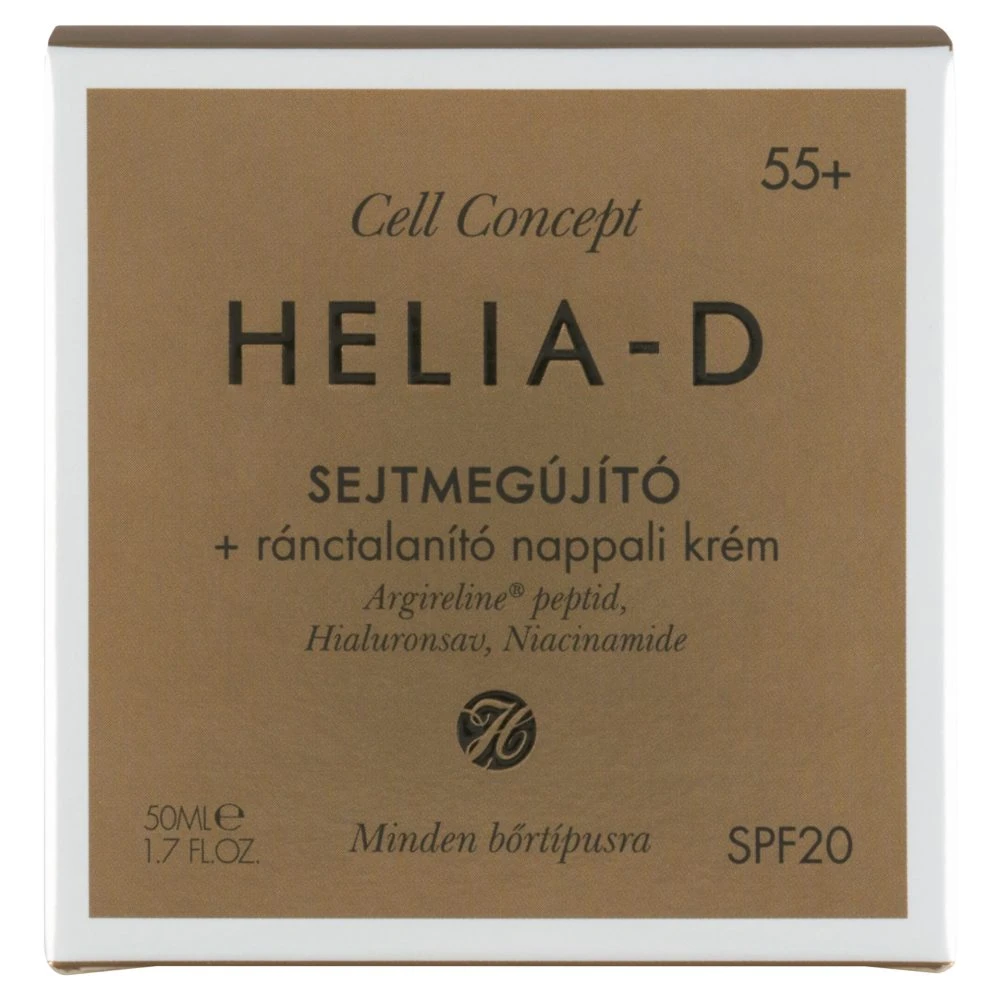 Helia D Cell Concept sejtmegújító + ránctalanító nappali arckrém 55+ 50 ml