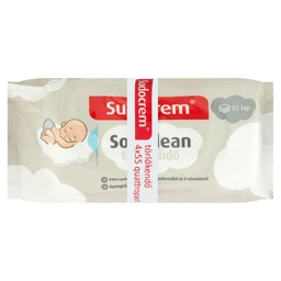 Sudocrem Sudocrem® Soft Clean nedves törlőkendő, 4 x 55 lap
