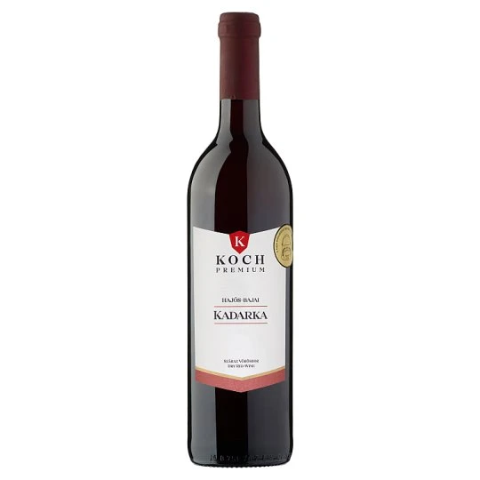 Koch Premium Hajós Bajai Kadarka száraz vörösbor 13% 0,75 l